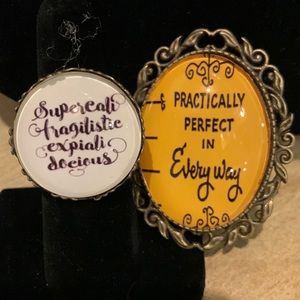 COPY - Duo of Mary Poppins Ring & Brooch